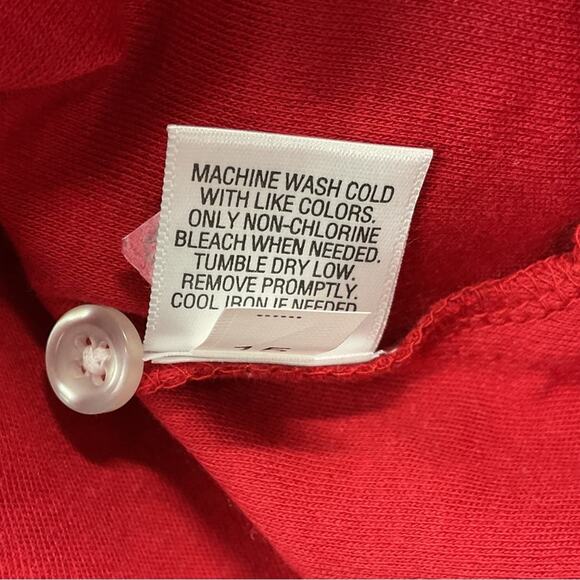 Croft & Barrow Polo Men's Lg Red Athleisure Golf Sports Travel Vacation Casual - Picture 8 of 9